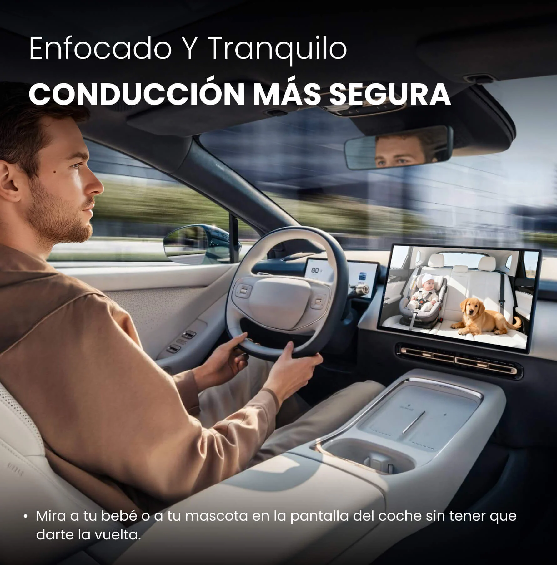 Ottocast® Cabin Care Owl Monitor Adaptador inalámbrico CarPlay - Image 4