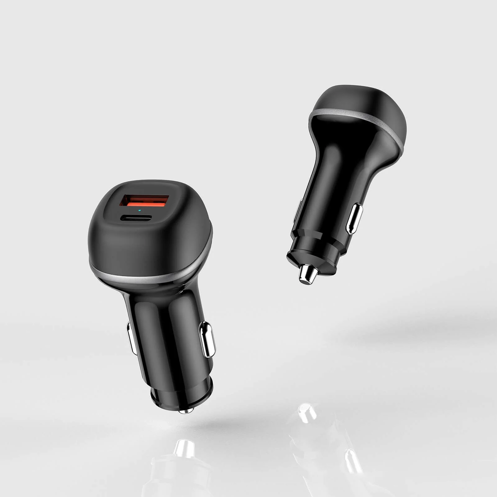 Cargador de coche rápido doble USB-C y USB-A - Image 4