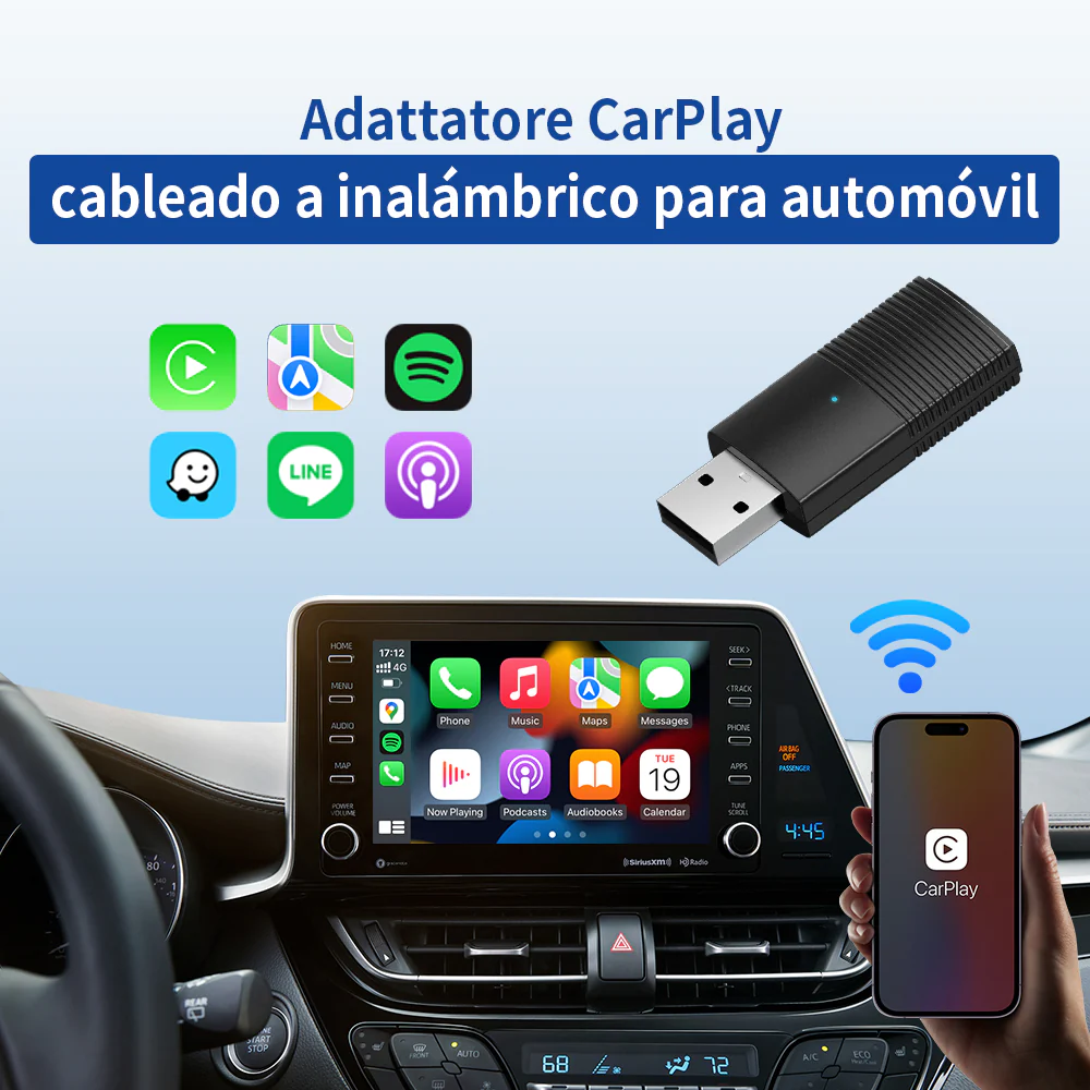Mini Wireless CarPlay OR Wireless Android Auto Adapter - Image 5