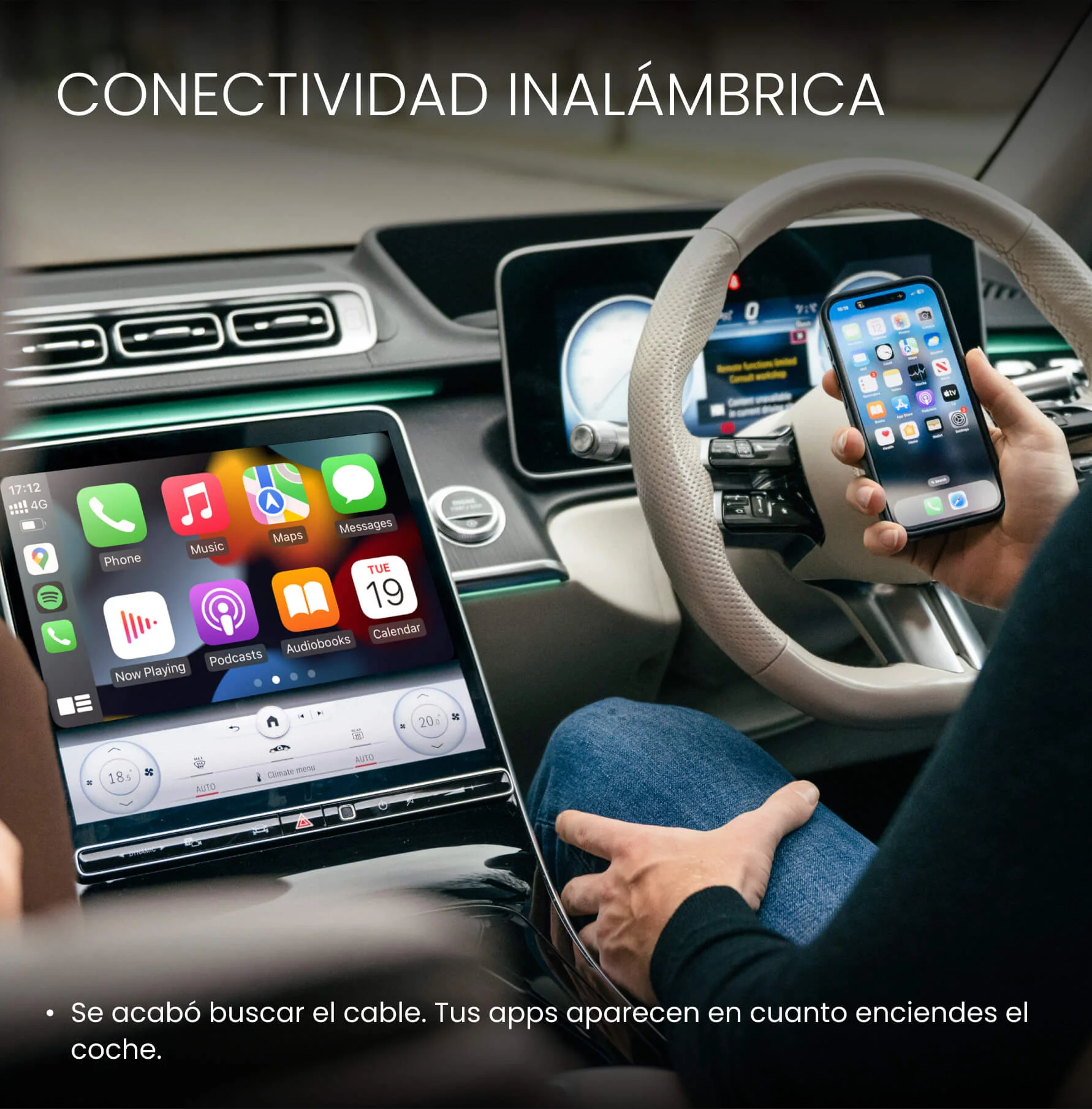 Adaptador Ottocast Mini Pico para CarPlay/Android Auto Inalámbricos - Image 3