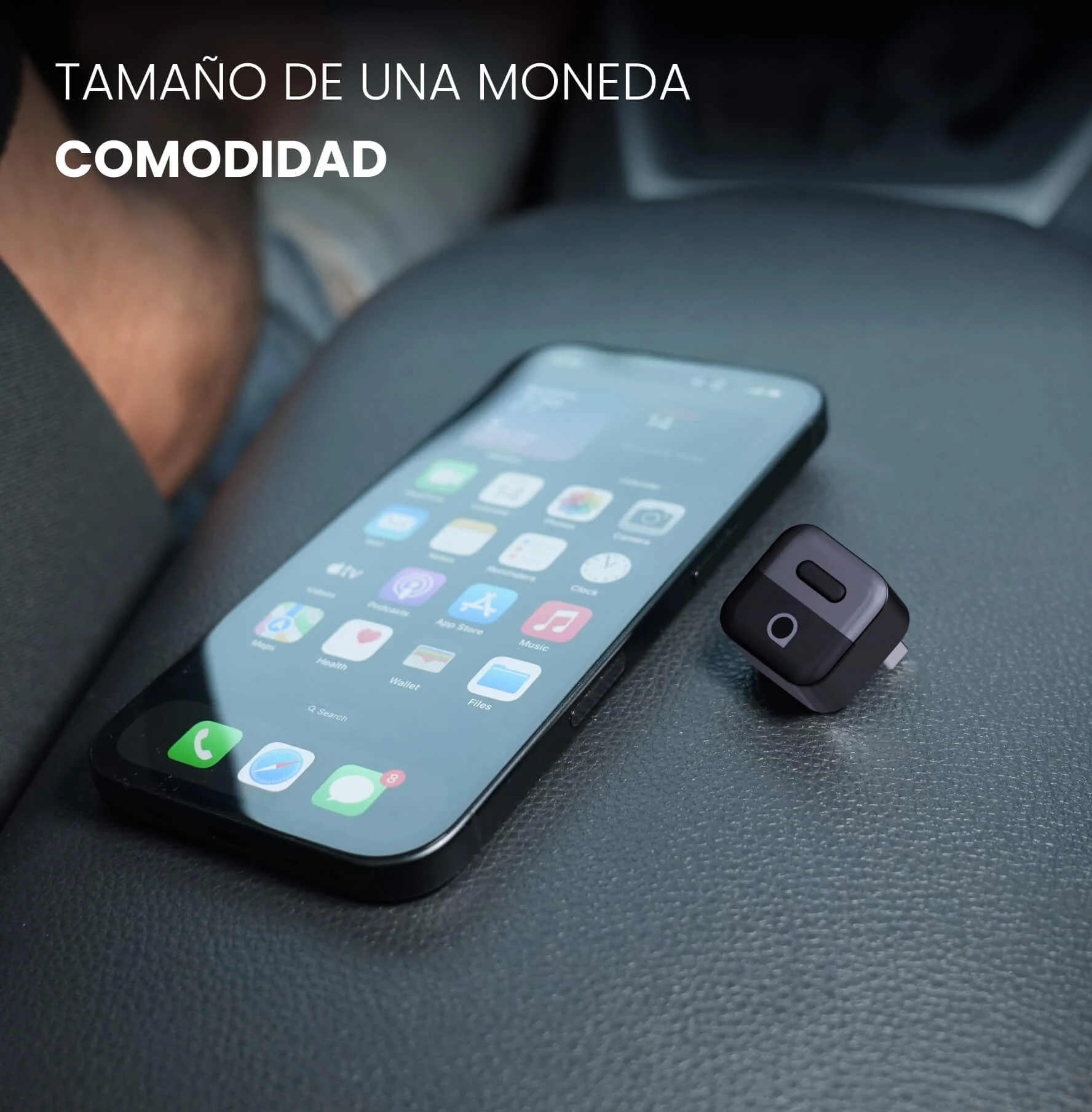 Adaptador Ottocast Mini Pico para CarPlay/Android Auto Inalámbricos - Image 9