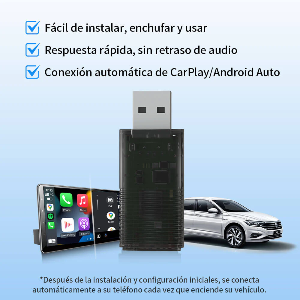 ⚡¡Promoción del Día del Padre! - 10% OFF⚡Mini adaptador inalámbrico CarPlay/Android Auto 2 en 1 - Image 3