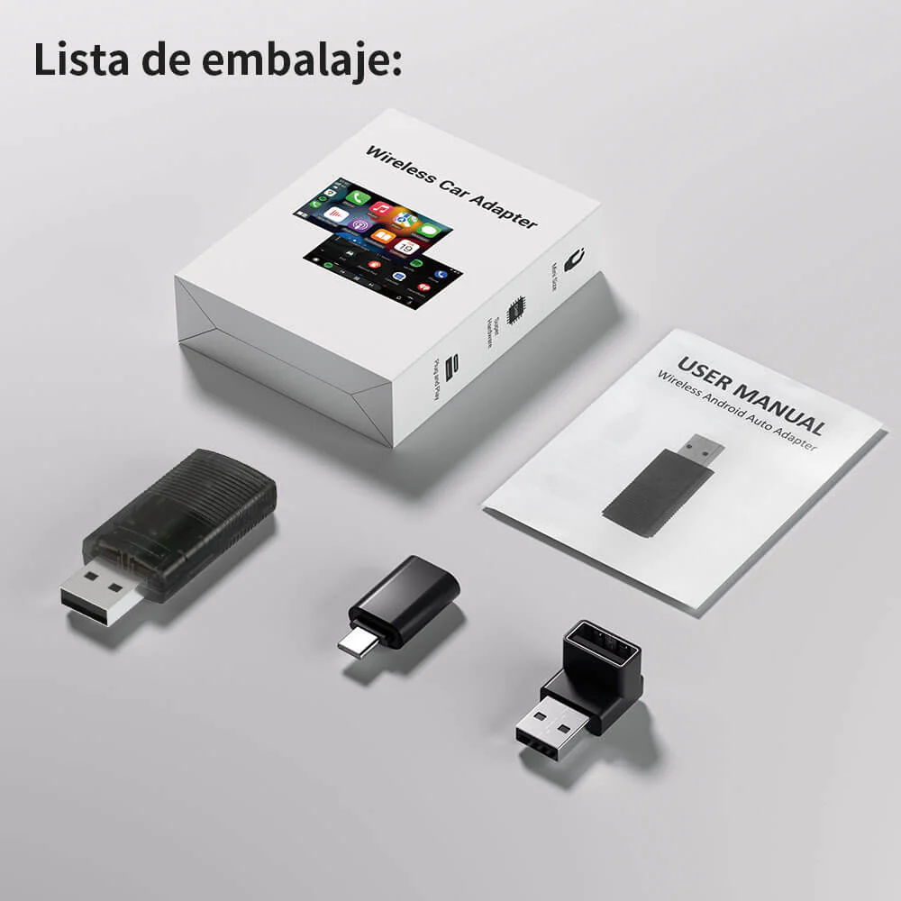 ⚡¡Promoción del Día del Padre! - 10% OFF⚡Mini adaptador inalámbrico CarPlay/Android Auto 2 en 1 - Image 4