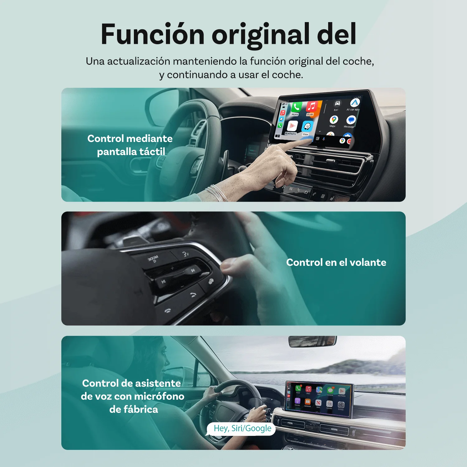 OTTOCAST® Mini Cube 3.0 Adaptador inalámbrica CarPlay y Android Auto - Image 19