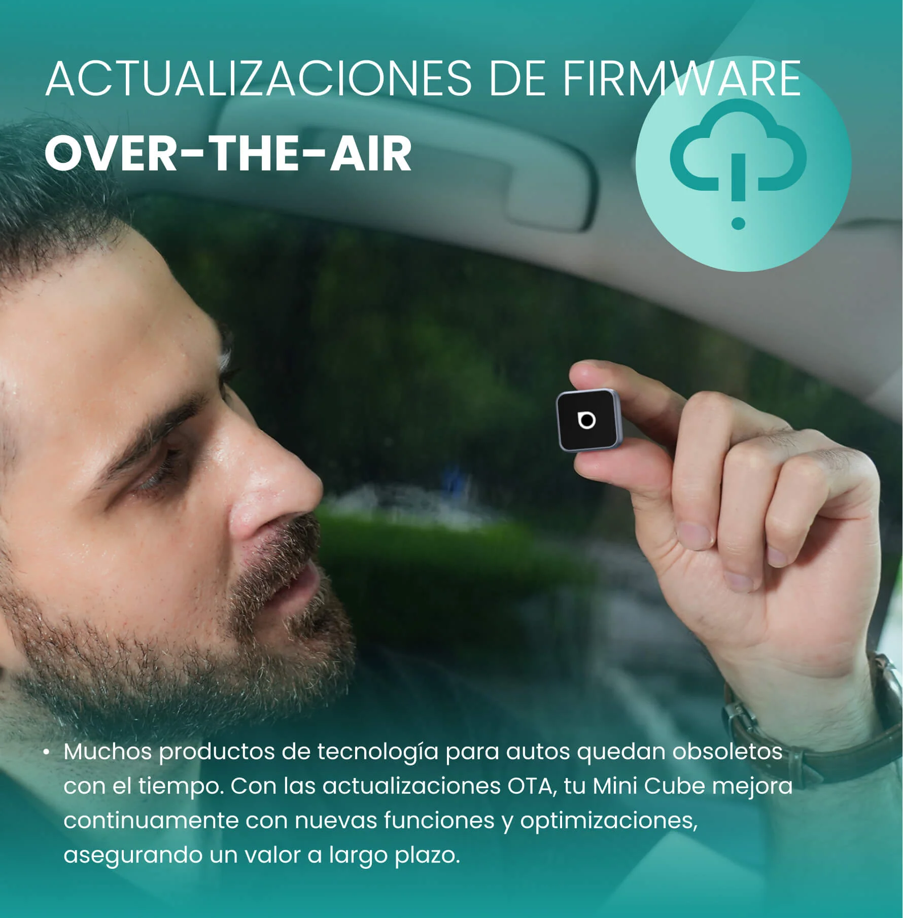 OTTOCAST® Mini Cube 3.0 Adaptador inalámbrica CarPlay y Android Auto - Image 4