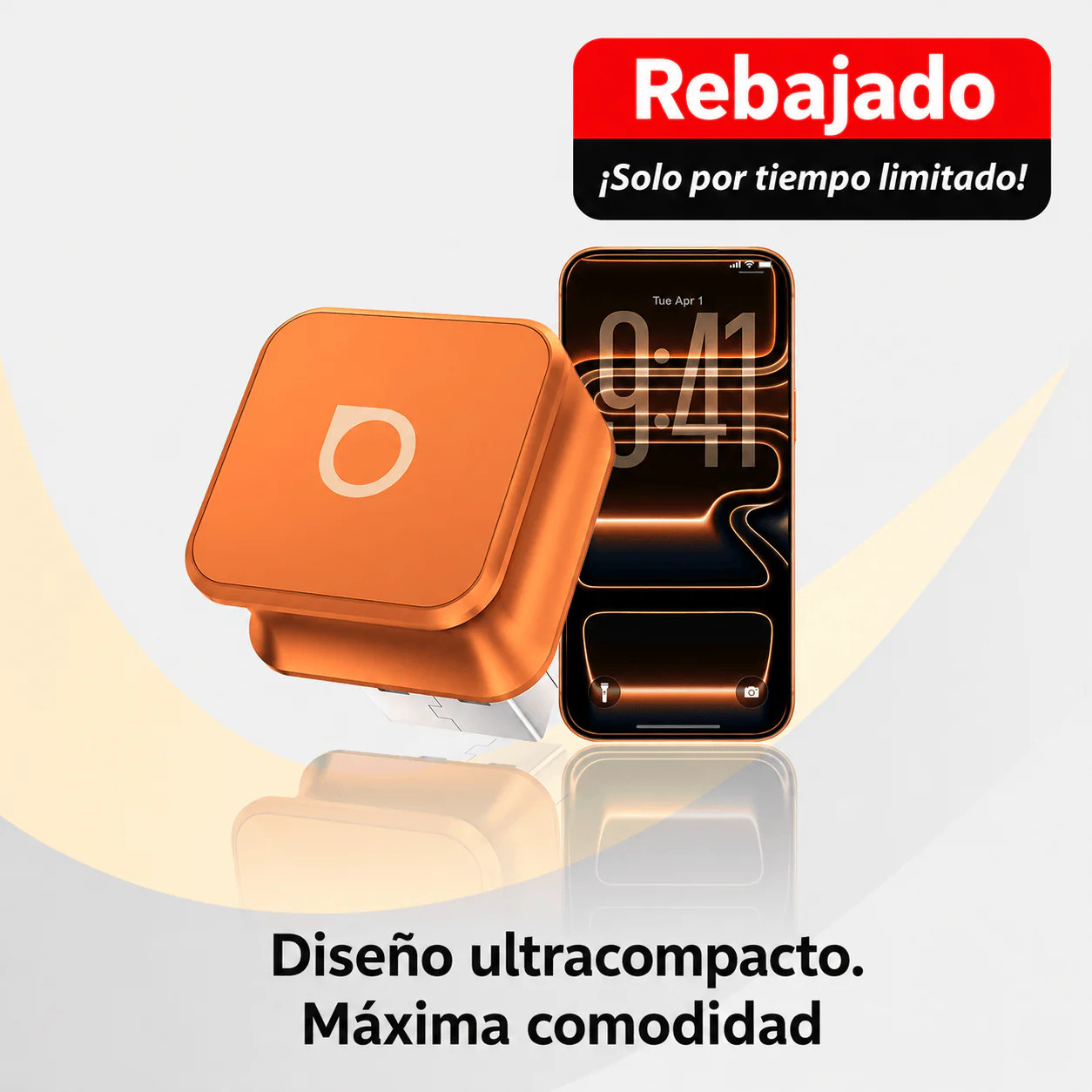 OTTOCAST MINI CUBE 3.0 – Adaptador inalámbrico para Apple CarPlay y Android Auto
