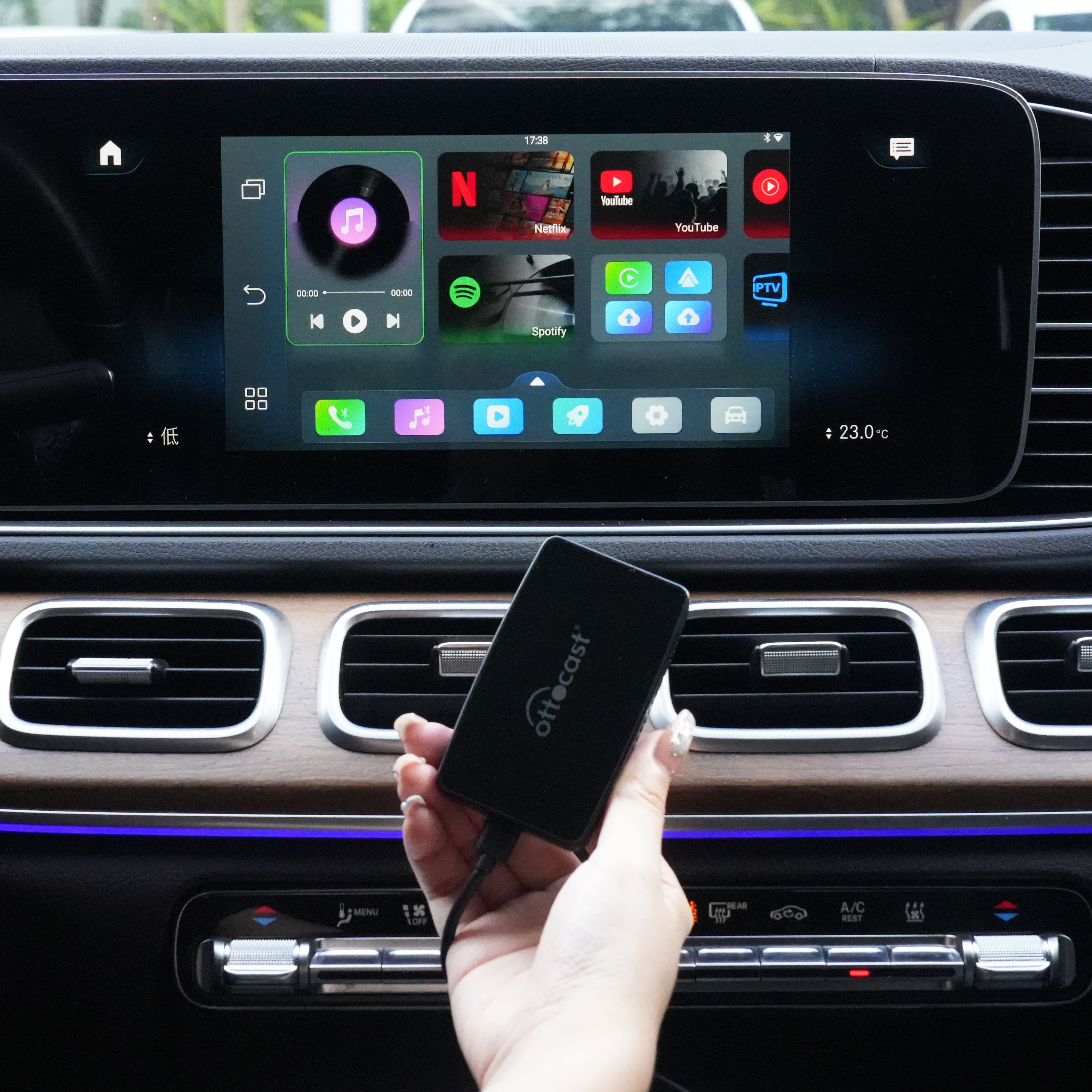 Play2Video Pro adaptador CarPlay/ Android Auto inalámbrico  con YouTube y Netflix - Image 4