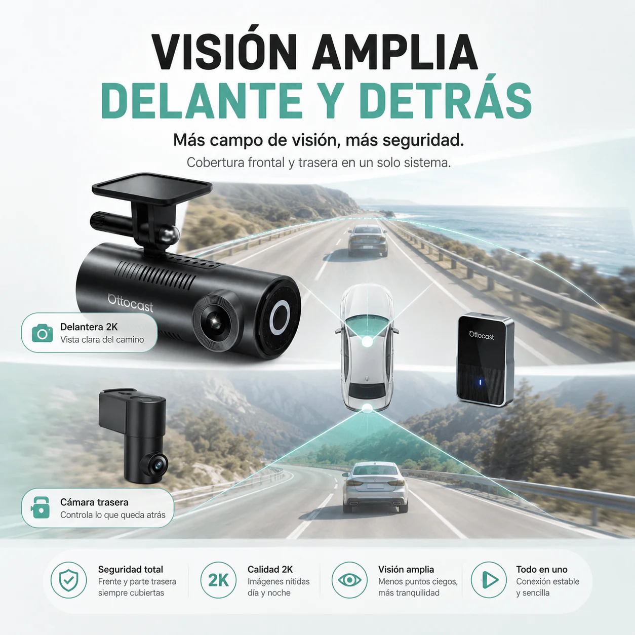 OttoSafe Cam – El primer adaptador 3 en 1 para cámara de salpicadero del mundo - Image 6