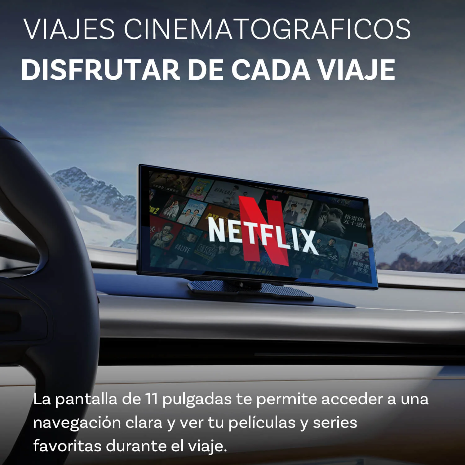 Ottocast® Screen Flow Apple CarPlay y Android Auto pantalla inalámbricos - Image 3