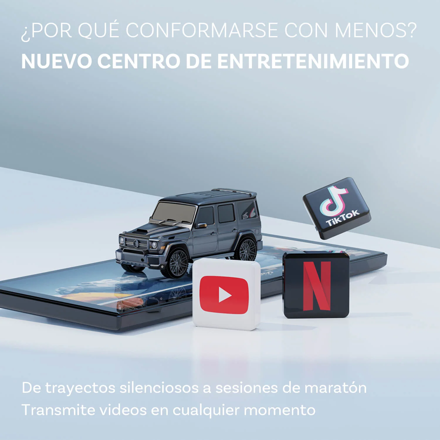 Ottocast® Screen Flow Apple CarPlay y Android Auto pantalla inalámbricos - Image 5