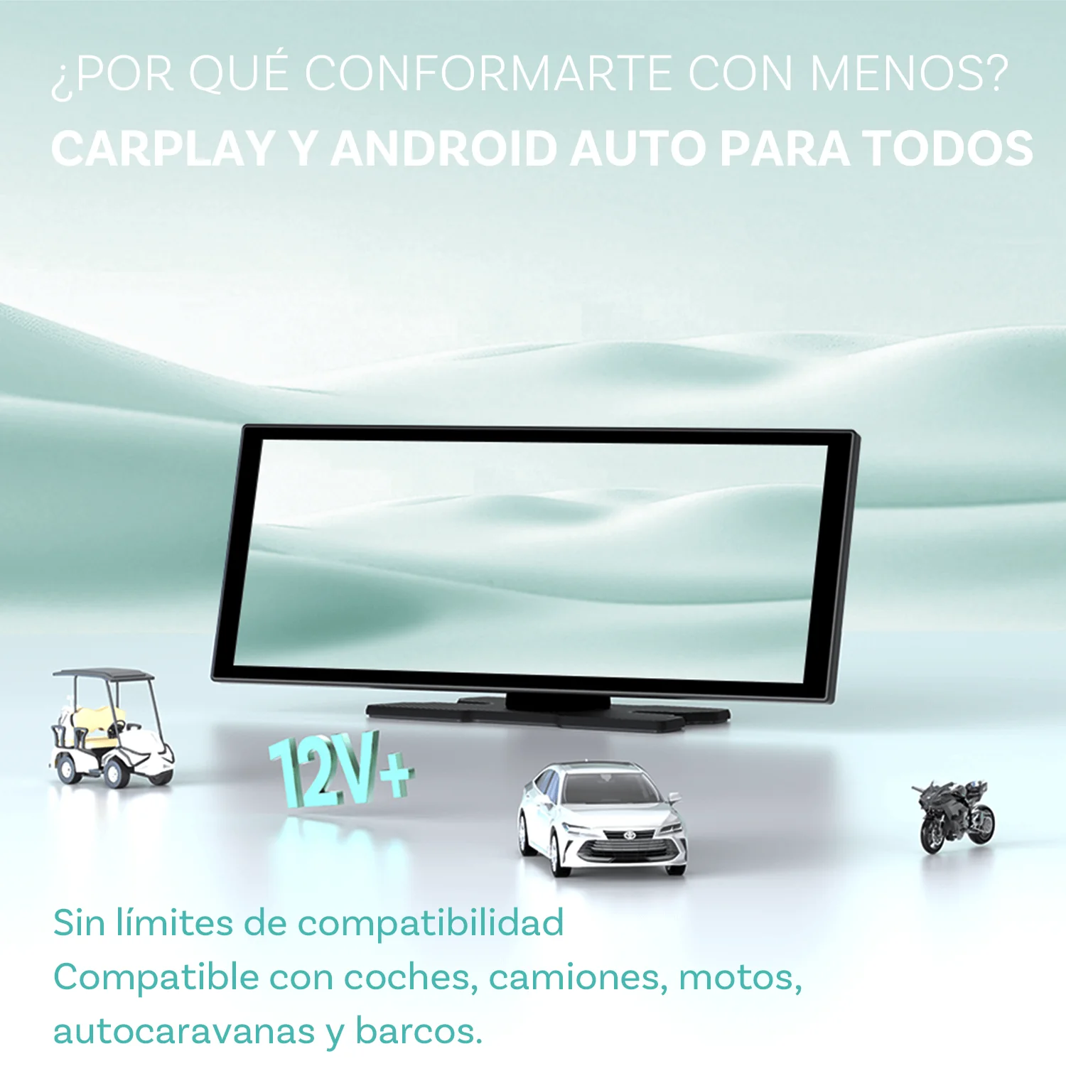Ottocast® Screen Flow Apple CarPlay y Android Auto pantalla inalámbricos - Image 6