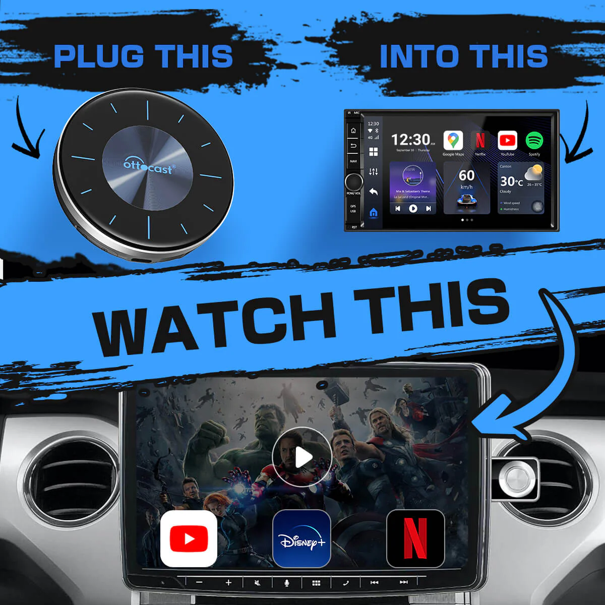 OttoAibox P3 CarPlay AI Box - Image 3