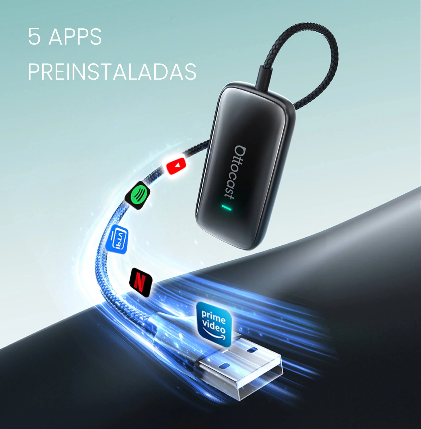 Play2Video Ultra · Adaptador inalámbrico CarPlay/Android Auto con Netflix, YouTube, Prime Video y más - Image 4