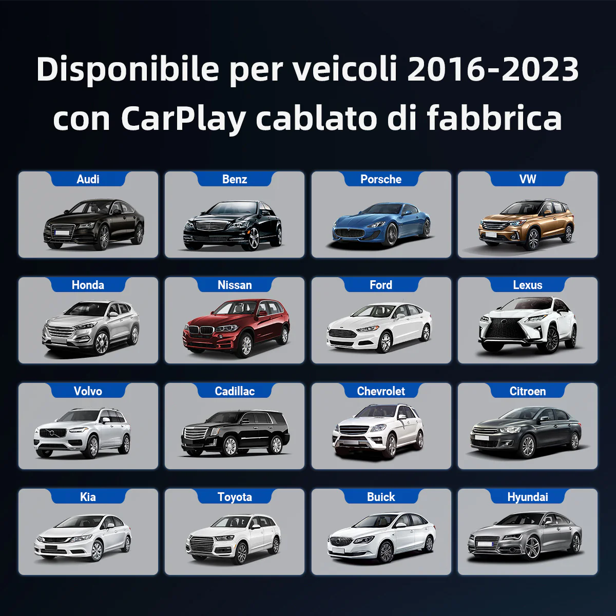 Play2Video Pro adaptador CarPlay/ Android Auto inalámbrico  con vídeo - Image 11