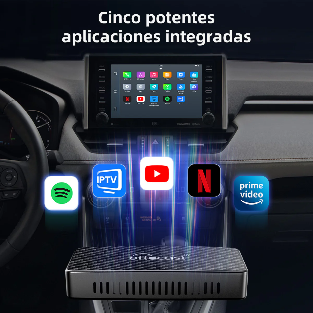 Play2Video Pro adaptador CarPlay/ Android Auto inalámbrico  con vídeo - Image 6
