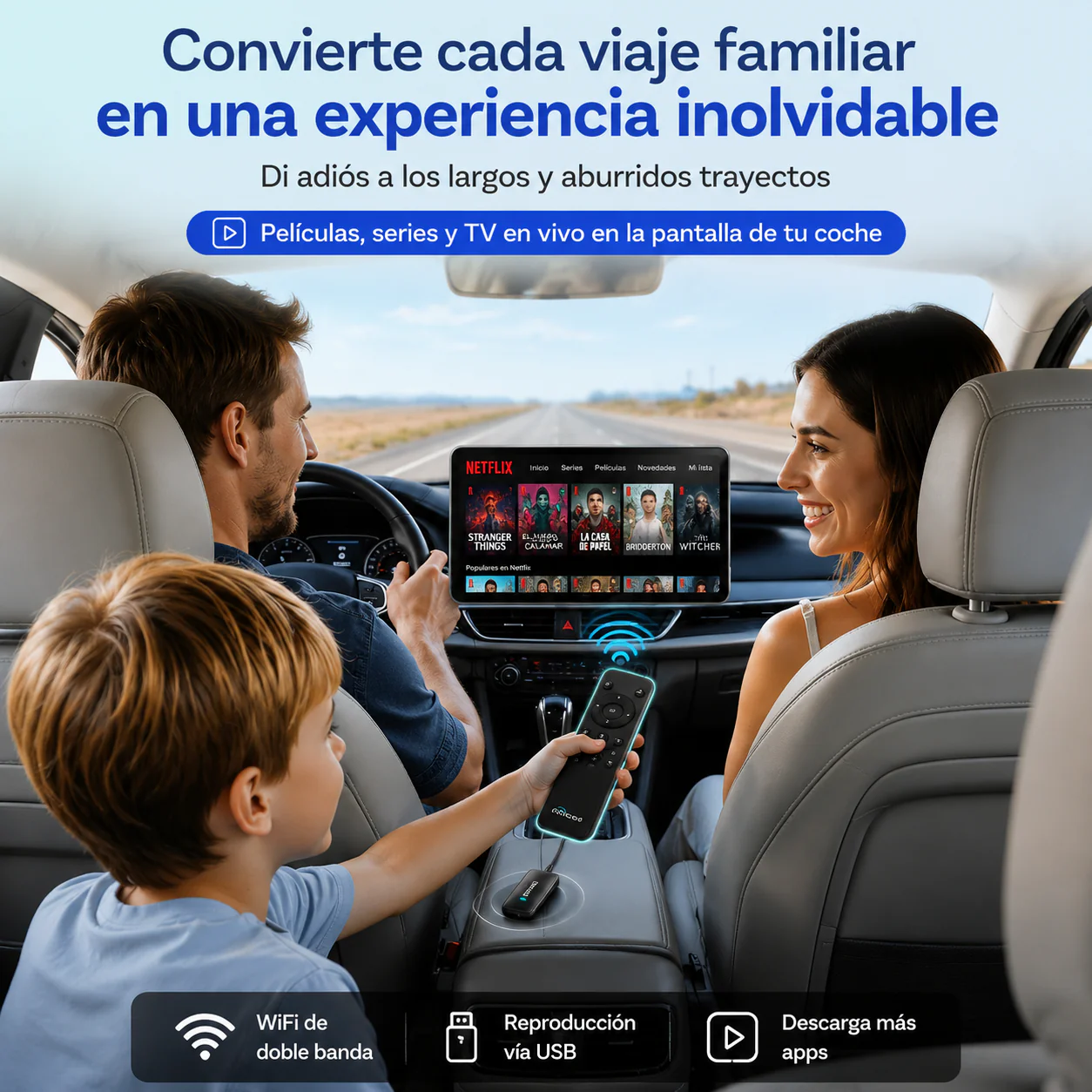 Play2Video Ultra 2026 – Netflix, YouTube y CarPlay/Android Auto inalámbrico - Image 6